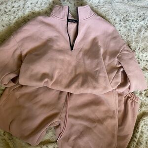 Pink Sweat Suit